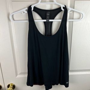 Rhone Revel Mesh Racerback Tank Top Black Size Large